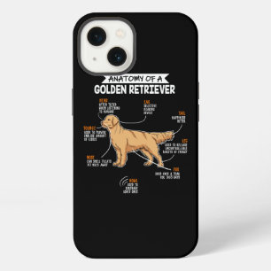 Anatomy Of A Golden Retriever Funny Dog Owner Gift iPhone 13 Case