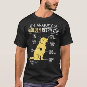 Anatomy Of A Golden Retriever T-Shirt
