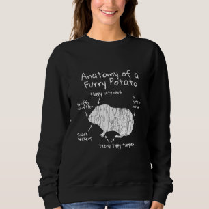 Anatomy Of A Guinea Pig Owner Graphic Sweatshirt