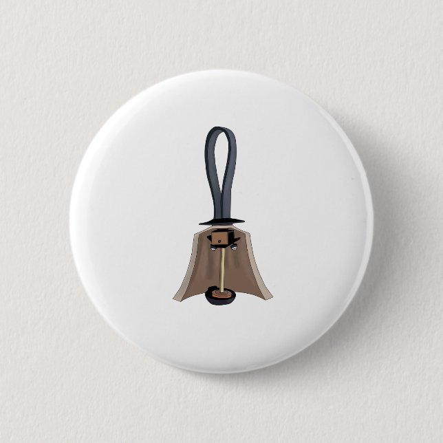 Anatomy of a Handbell 6 Cm Round Badge (Front)