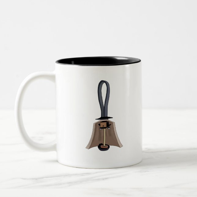 Anatomy of a Handbell Two-Tone Coffee Mug (Left)