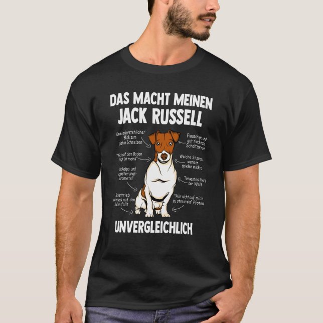 Anatomy Of A Jack Russell Terrier T-Shirt (Front)