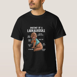 Anatomy Of A Labradoodle Labrador Retriever T-Shirt