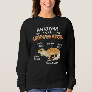 Anatomy Of A Leopard Gecko Gecko Mum Reptile Dad Sweatshirt