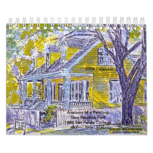 Anatomy of a Painting: Sam Houston Park 1868  Home Calendar