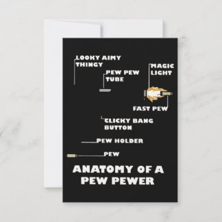Anatomy of a Pew Pewer Card
