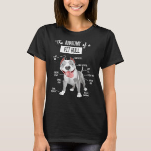 Anatomy Of A Pitbull Dog Lover Unisex Men Women Fo T-Shirt
