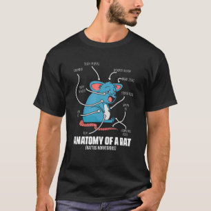 Anatomy Of A Rat Definition for Mouse Rodent T-Shirt