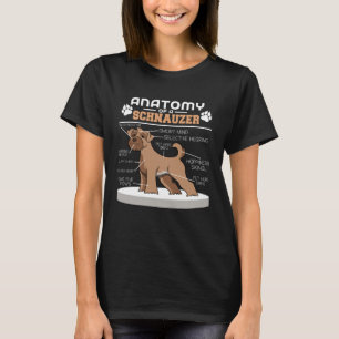 Anatomy Of A Schnauzer T-Shirt