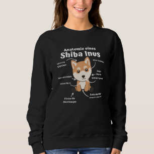 Anatomy Of A Shiba Inus Sweet Dog Puppy Sweatshirt
