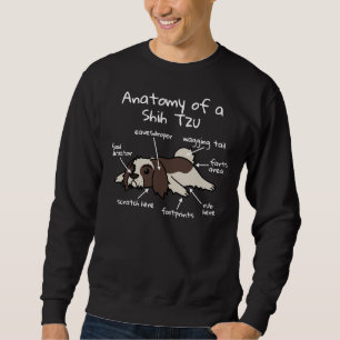 Anatomy Of A Shih Tzu Sweatshirt