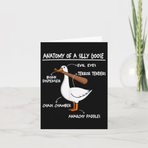 Anatomy Of A Silly Goose Card