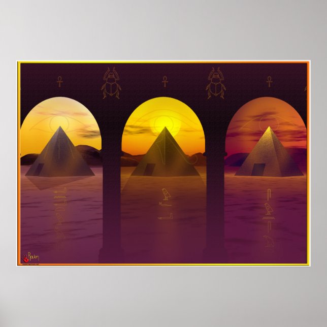 Anatomy of a Sunset Poster (Front)