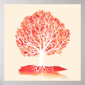 Anatomy of a tree. 24x24 poster