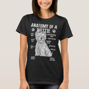 Anatomy Of A Westie West Highland White Terrier T-Shirt