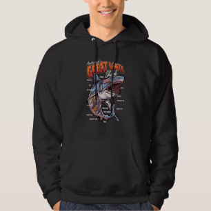 Anatomy of a White Shark Fish Shark Educational Hoodie