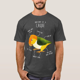 Anatomy of a WhiteBellied Caique T-Shirt