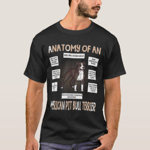 Anatomy Of An American Pit Bull Terrier Puppy-New T-Shirt