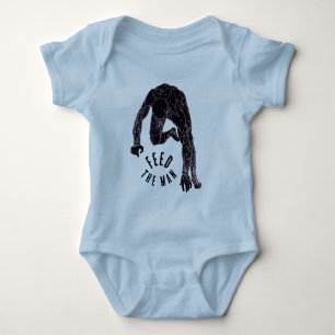 Anatomy of an Athlete, "Feed the Man" Baby Bodysuit