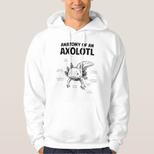 anatomy of an axolotl, funny axolotl hoodie