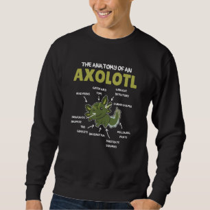 Anatomy Of an Axolotl Sweet Axolotl Explanation  2 Sweatshirt