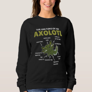 Anatomy Of an Axolotl Sweet Axolotl Explanation  2 Sweatshirt