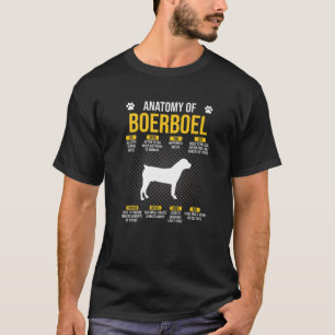 Anatomy Of Boerboel Dog Lover T-Shirt