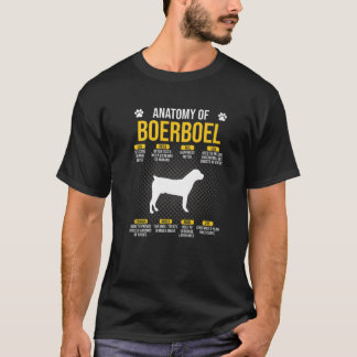 Anatomy Of Boerboel Dog Lover T-Shirt