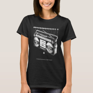 Anatomy Of Boombox Retro 80s 90s Ghetto Blaster Hi T-Shirt