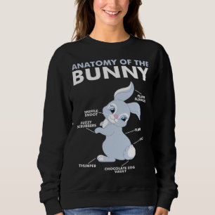 Anatomy of Bunny Rabbit Sweatshirt