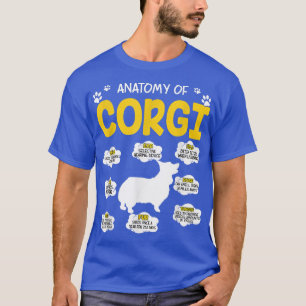 Anatomy Of Corgi Dog Lover T-Shirt