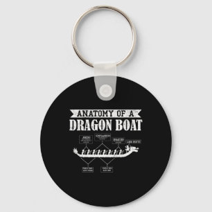 Anatomy Of Dragon Boat Racing Lover Boats Racer Bo Key Ring