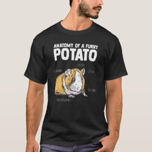 Anatomy Of Furry Potato Hamster Hamster Fans T-Shirt
