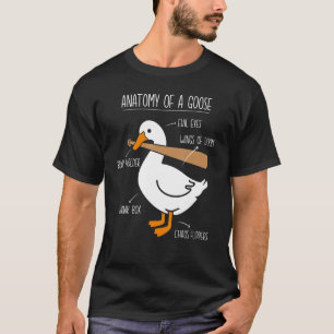 Anatomy of Goose Farm Duck Honk Bonk Gander Funny  T-Shirt