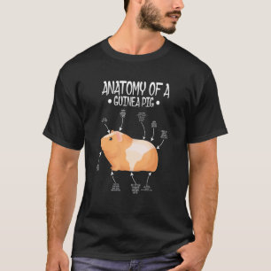 Anatomy Of Guinea Pigs Pig Cute Pet T-Shirt