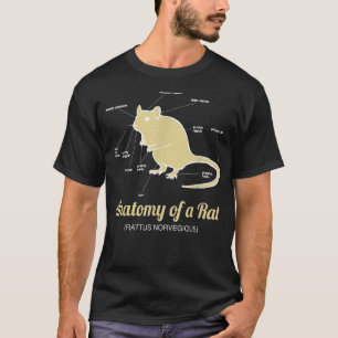 Anatomy of Pet Rat T shirt 