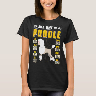 Anatomy Of Poodle Dog Poodle Mum Dad T-Shirt