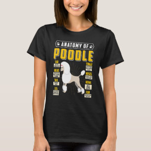 Anatomy Of Poodle Dog Poodle Mum Dad T-Shirt