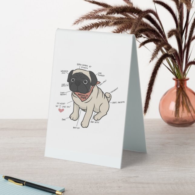 Anatomy Of Pug Dog Chart (In SItu (Table))