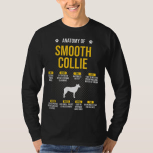 Anatomy Of Smooth Collie Dog Lover T-Shirt