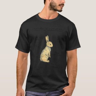 Anatomy Of The Bunny Cute Animal Love Rabbit Easte T-Shirt