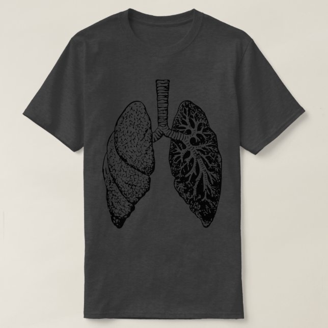 Anatomy of the Lungs T-Shirt (Design Front)