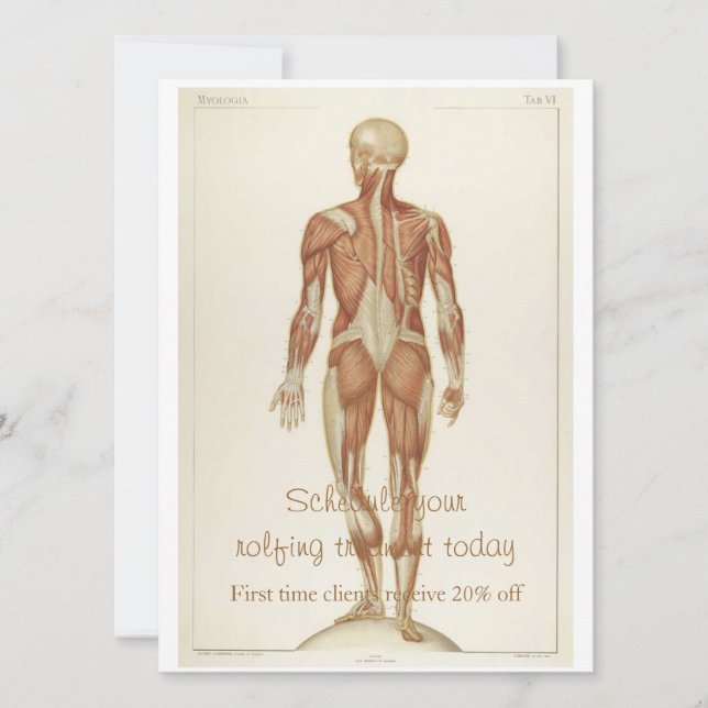 Anatomy Posterior Invitation (Front)