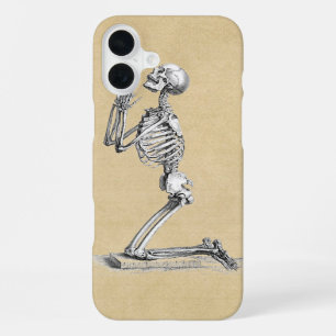 Anatomy Skeleton Illustration iPhone 16 Plus Case