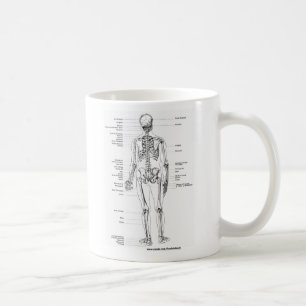 ANATOMY SKELETON T-SHIRTS AND GIFTS COFFEE MUG