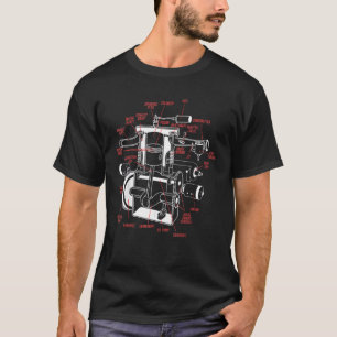 Anatomy System Car Engine Mechanic 2022  For Men W T-Shirt