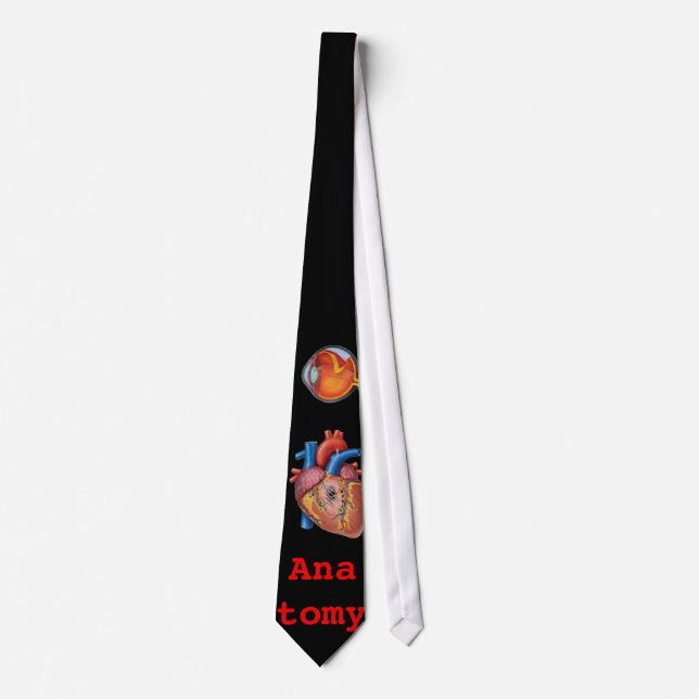 Anatomy tie- eye heart anatomy tie (Front)