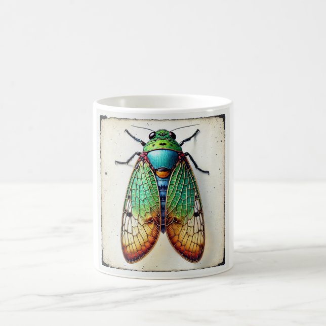 Anatya insect 130924IREF248 - Watercolor Coffee Mug (Center)