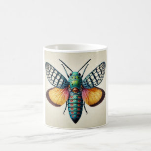Anatya Insect Dorsal View 210624IREF127 - Watercol Coffee Mug