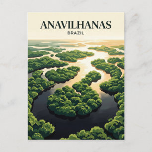 Anavilhanas National Park Brazil Postcard